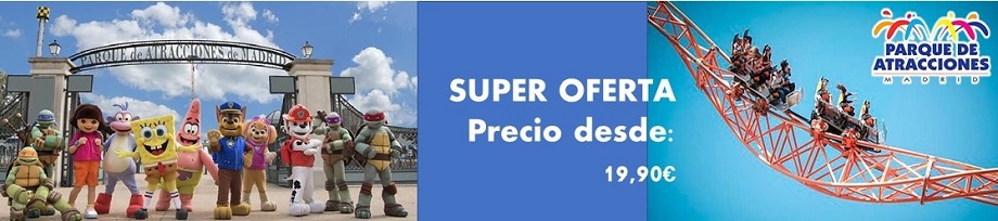 Banner de cabecera Parque de Atracciones de Madrid